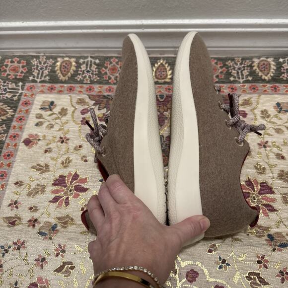 Allbirds Wool Runners Men’s Pink Blush Wool Washable Athletic Sneakers Size 11 - Picture 5 of 7